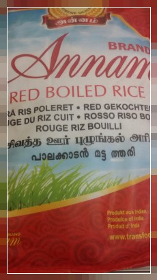 Rote Parboilde Reis