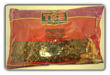 Rote Chilies gebrochen