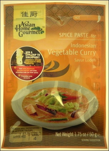Indonesian Gemüse Curry Paste