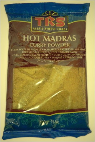 Hot Madras Curry pulver