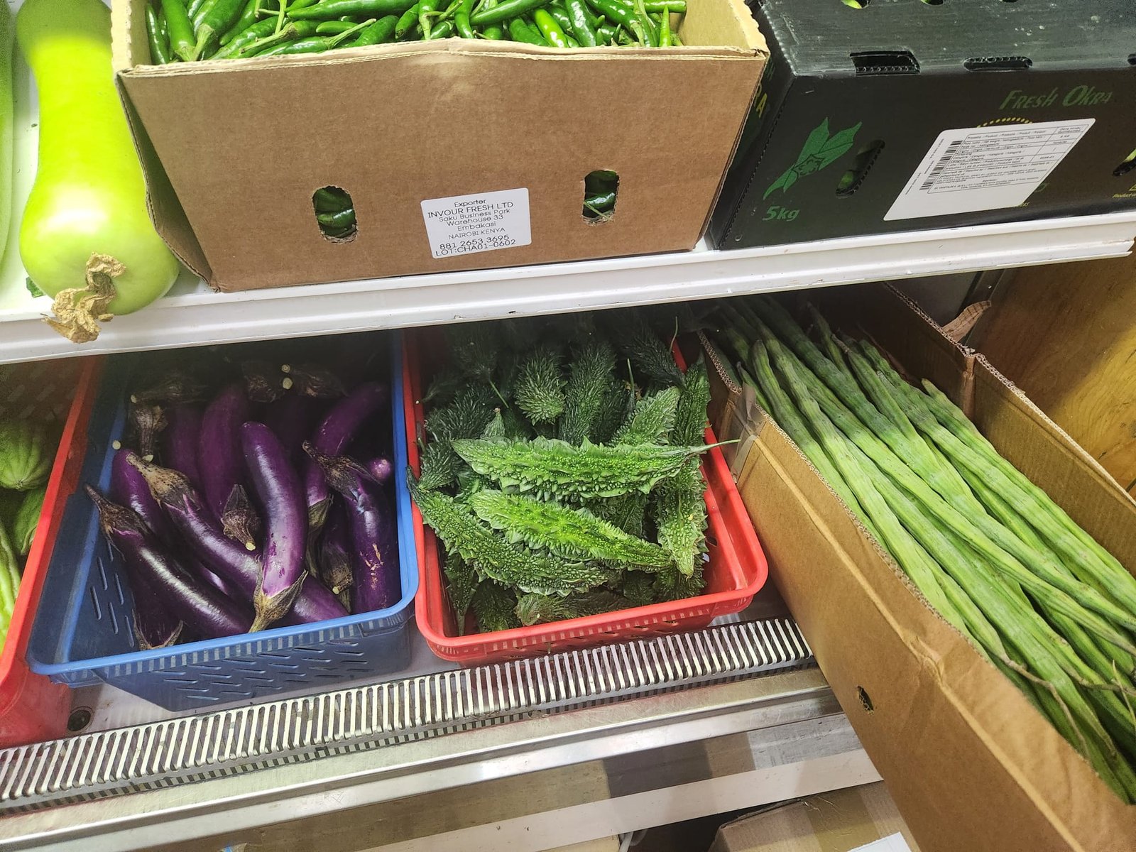 Frisches Gemüse im Laden